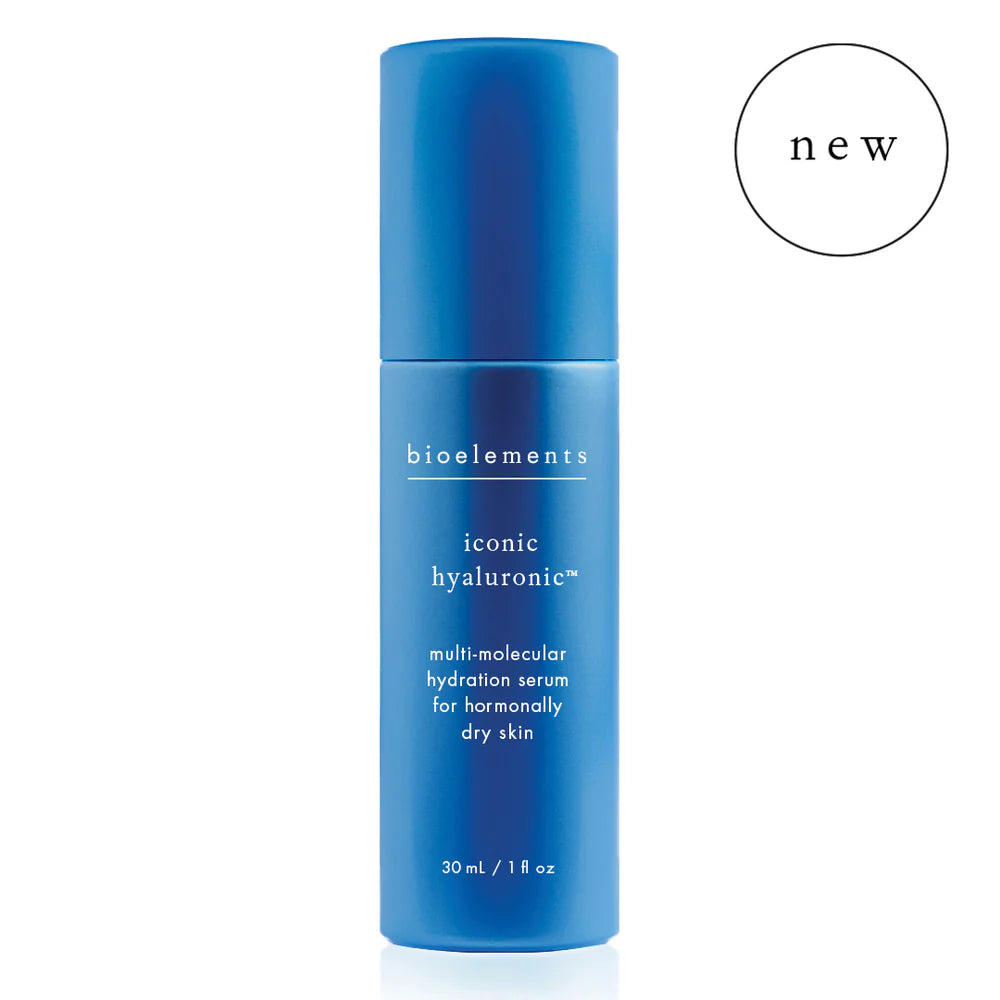 Bioelements Iconic Hyaluronic Multi-Molecular Serum for Hormonally Dry Skin - 1 oz