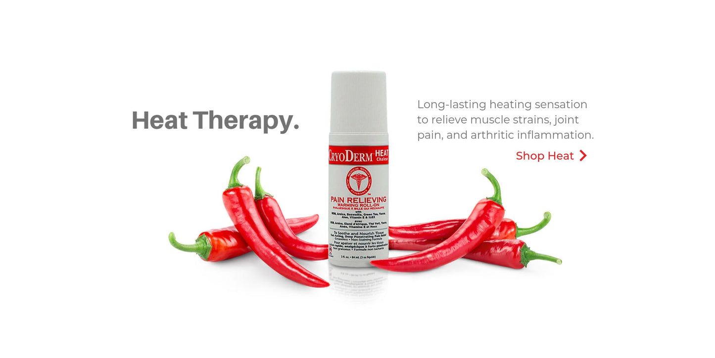CryoDerm Heat Therapy Roll-On 3 oz